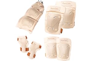 ML MOMNLITTLE MomnLittle Kids Protective Gear Set Bicycle Skateboard Scooter Roller Skating Inline Skating Bike Cycling Girl Boy Knee Pads Elbow Pads Wrist Pads