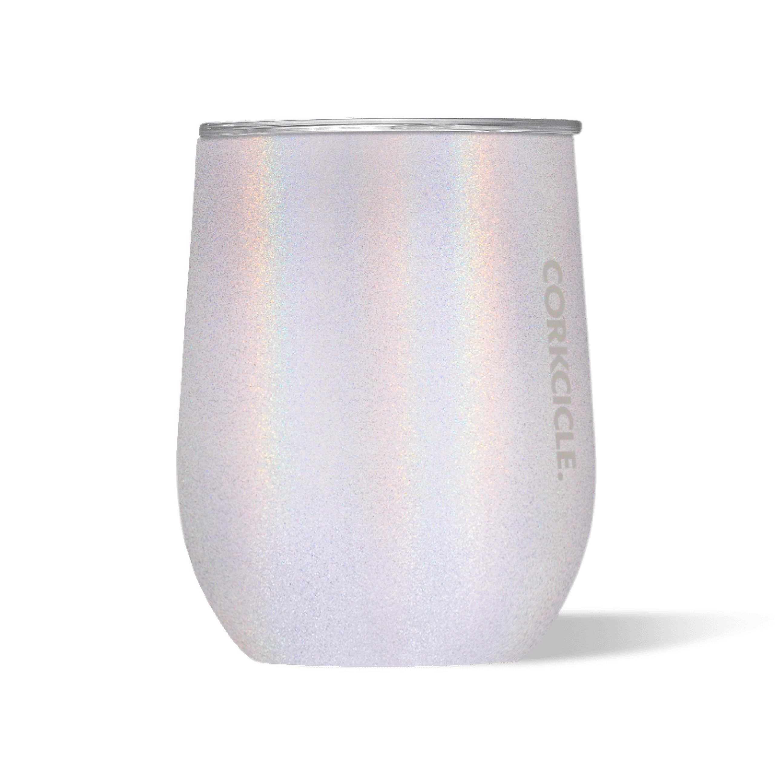 Corkcicle Stemless Glass, Stainless Steel, Triple Insulated (Sparkle Unicorn Magic, 12oz/355ml) — image 1