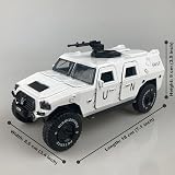 Proswon 1:24 Dong Feng M-Hero Warrior Military Off-Road Diecast Model White view 2