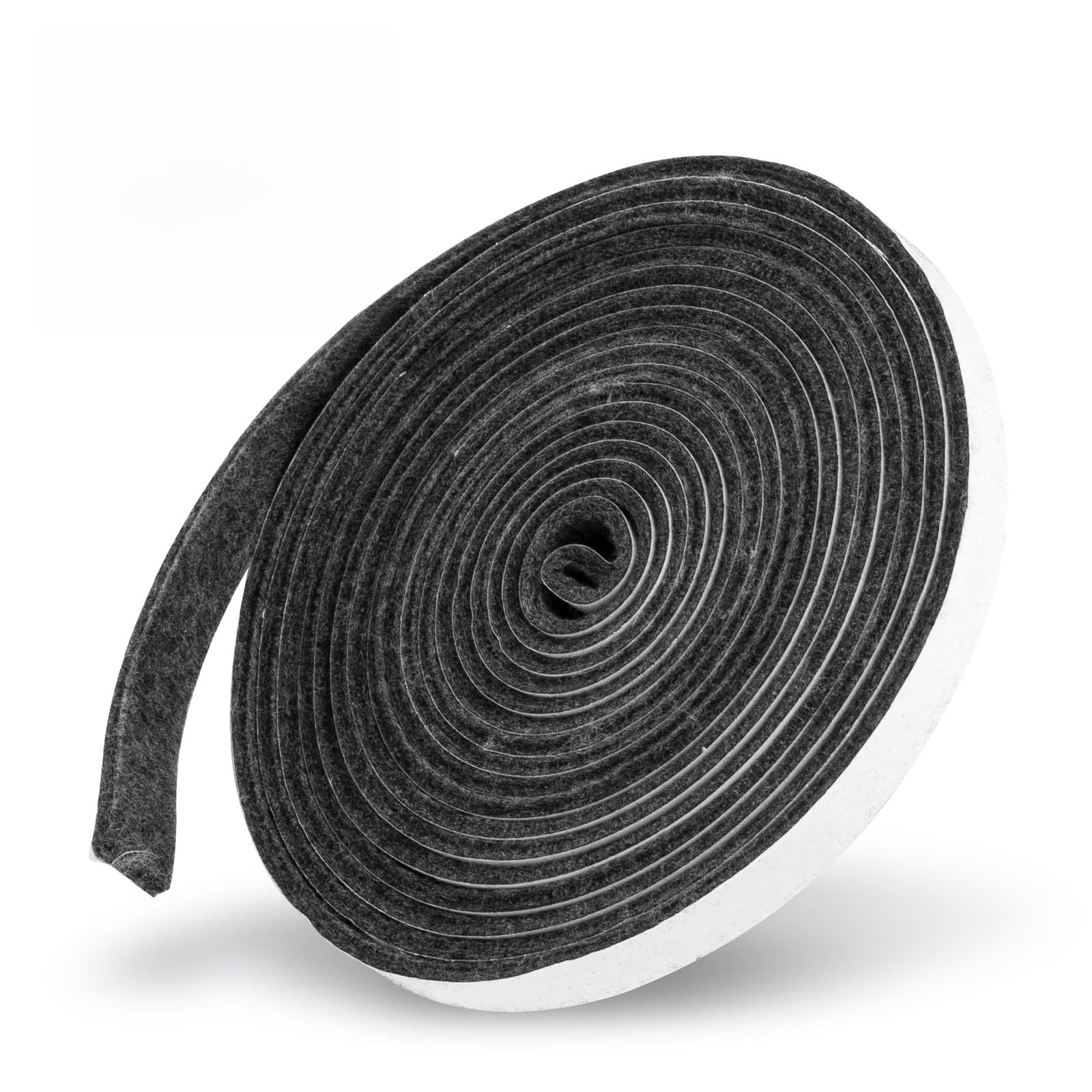 Photo 1 of 1/2" x 1/8" High Temp Smoker Gasket Replacement LavaLock for Smoker Seal, Smoker Door Gasket for BBQ Smokers and Grills, 15 Foot Self Stick Grill Gasket