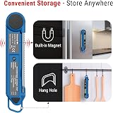 ThermoPro 1-3s Instant Read Thermometer IPX6 Foldable Probe Backlight view 5