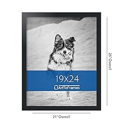 ArtToFrames 19x24 Inch Black Picture Frame, This