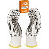 SIMPLY USEFUL PRODUCTS Double-Sided, Anti-Slip, Machine Washable, Unisex Gardening, Construction, Mechanics Gloves