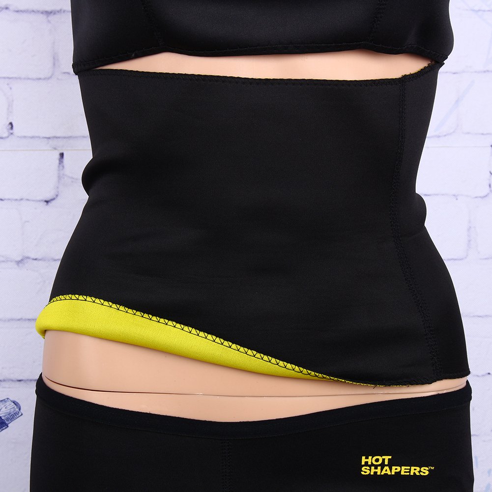 Yosoo Hot Slimming Belt Waist Trimmer Ab Belt Sweat Enhancing Neoprene Thermal Girdle Weight Loss Slimming Corset Sauna Belt for Men & Women (M)