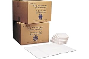 Koala Kare - Baby Changing Station Sanitary Bed Liners, White - 500/Carton