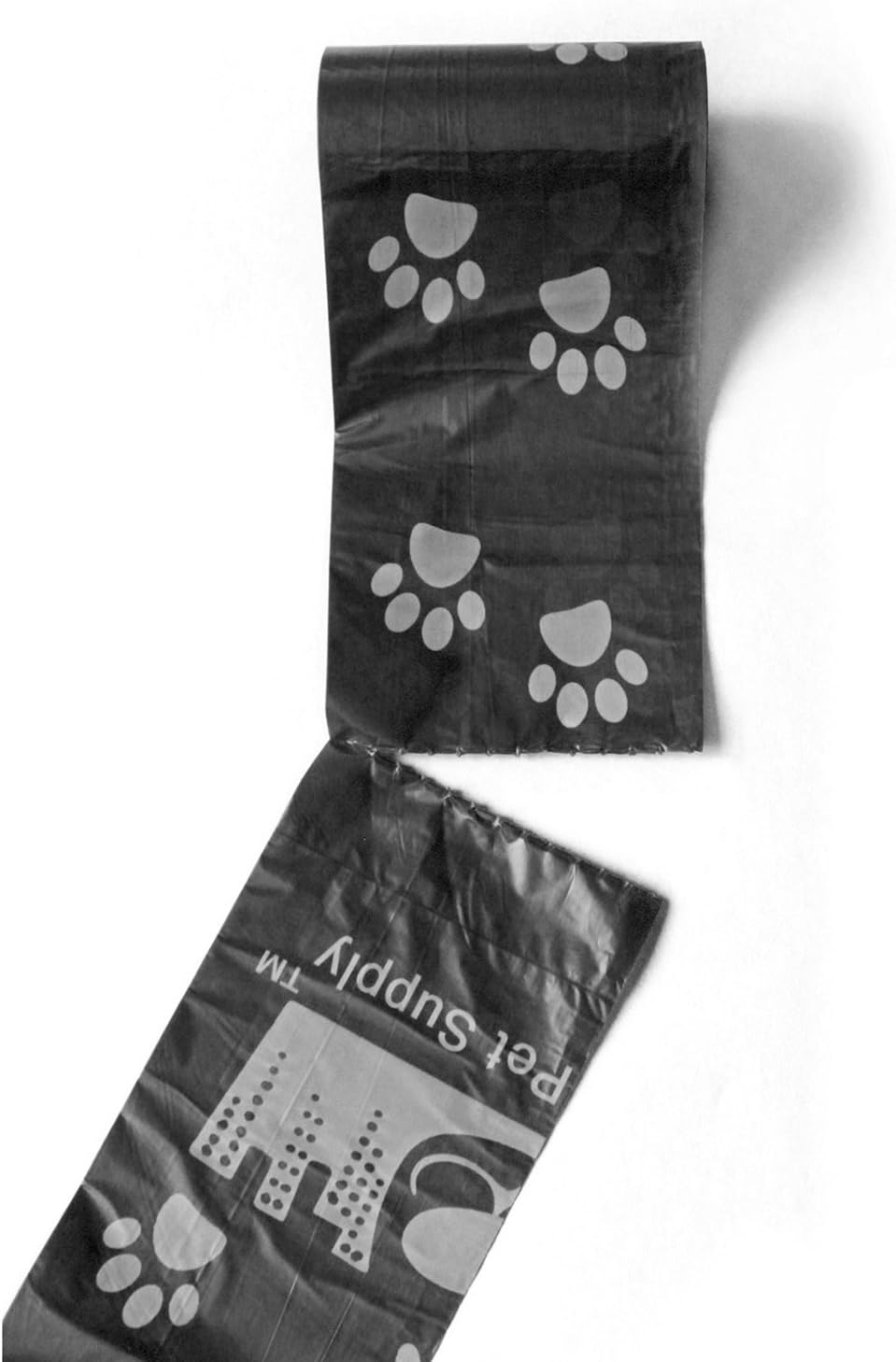 180 Pet Waste Bags, Dog Waste Bags, Bulk Poop Bags with Leash Clip and Bone Bag Dispenser - (180 Bags, Rainbow with Paw Prints) : Pet Supplies