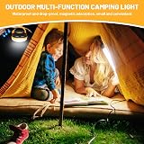 Eidoct Camping Lantern 3 Pack Waterproof LED Tent Light Magnetic Base 3 Modes view 5