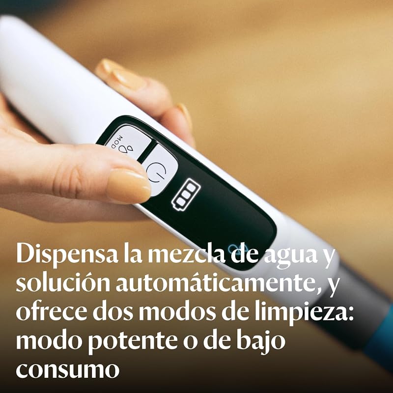 Bissell crosswave hf3 sem fio | lavadoras de piso úmido e seco para pisos duros | aspirar, esfregar e secar | sem fio | para pisos duros | 70db | preto/branco/azul bosanova | 3598n