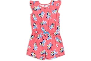 Bluey French Terry Sleeveless Romper Infant to Big Kid