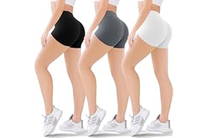 Blisset Women's Pockets Knee Length Leggings-High Waisted Capri Pants Biker Shorts for Women Yoga Workout Exercise Casual
