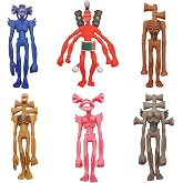BELEJOYFOK 6 PCS Siren Head Toys Action Figure Horror Model Doll Gift for Kids Birthday Halloween Christmas Party Toys (6 PCS)