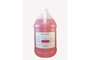 BIOPHARM pH Buffer Calibration Solution, pH 4.00 — 1 Gallon — NIST Traceable Reference Standards for All pH Meters — Color Coded Red