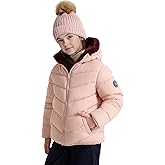 solomate Girls Winter Coats with Hood - 6-14Y Revisable Girls' Outerwear Puffer Jackets & Coats for Kids