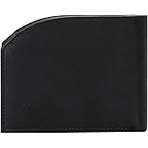 ROGUE WALLET Tailored Genuine Leather Wallets – RFID Blocking, Durable & Stylish Front-Pocket Comfort - Holds 6–8 Credit Cards, ID Window, Extra Storage Pockets & More (Black)