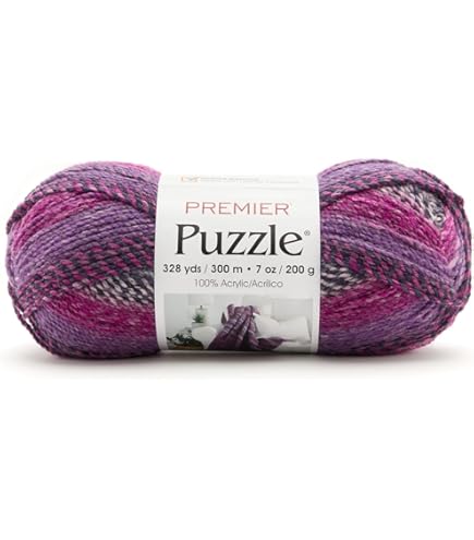 Premier Yarns Pelote De Puzzle, Multicolore, 30.48 X 13.97 X 11.43