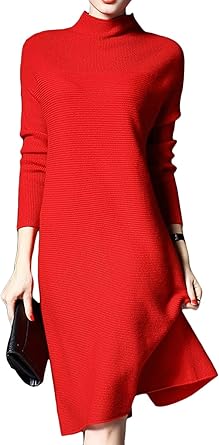 red sweater dress amazon