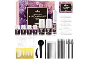 TULIYET Lash Lift Kit, Lash Perm Kit, Brow Lamination Kit, Easy to Use, All in One Suitable for Salon and Home Use