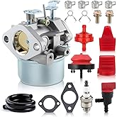 AUTOKAY 640349 Carburetor Compatible with Tecumseh 8HP 9HP 10HP Snow Blower HMSK80 HMSK85 HMSK90 LH318A LH358SA Replaces 6400