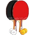NIBIRU SPORT Ping Pong Paddle Sets - Professional Table Tennis Paddles, Balls, Storage Case - Table Tennis Rackets & Game Acc