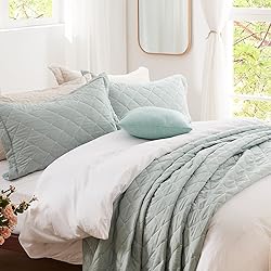SunStyle Home Quilt Set King Sage Green Lightweight