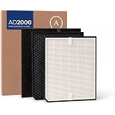 Genuine AirDoctor AD2000 1 Year Combo Replacement Filter Pack. Includes 2 Premium Carbon/VOCs w Pre-Filters + 1 UltraHEPA. Guaranteed Quality &amp; Performance. Removes Smoke, Pet Dander, Pollen, Gasses