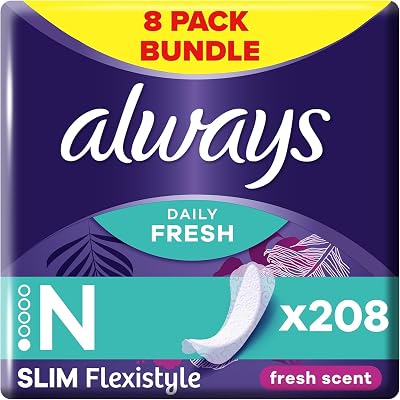 Always Daily Fresh Slim Flexistyle Normal Panty Liners 26 Count