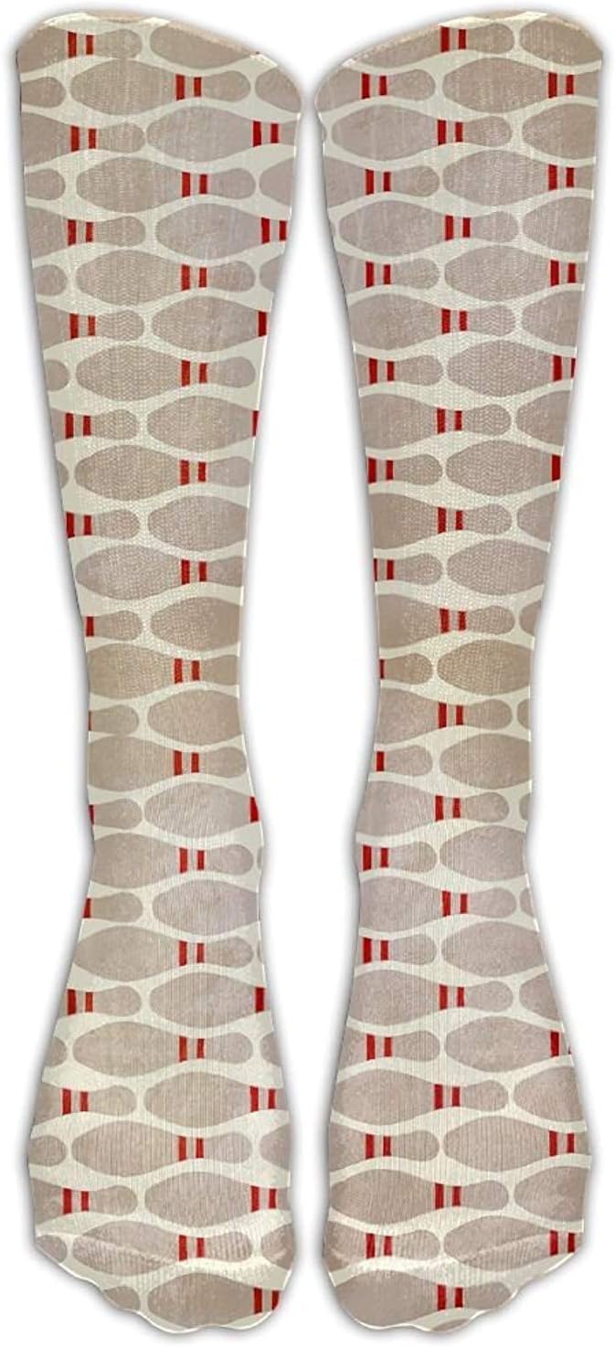 High-res Bowling Pin Unisex Novelty Mid-Calf Socks Athletic Tube Stockings Size 6-10