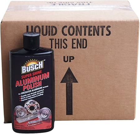 Amazon ブッシュ Busch スーパーシャインアルミポリッシュ 473ml 1箱 12本 研磨剤 コンパウンド 車 バイク