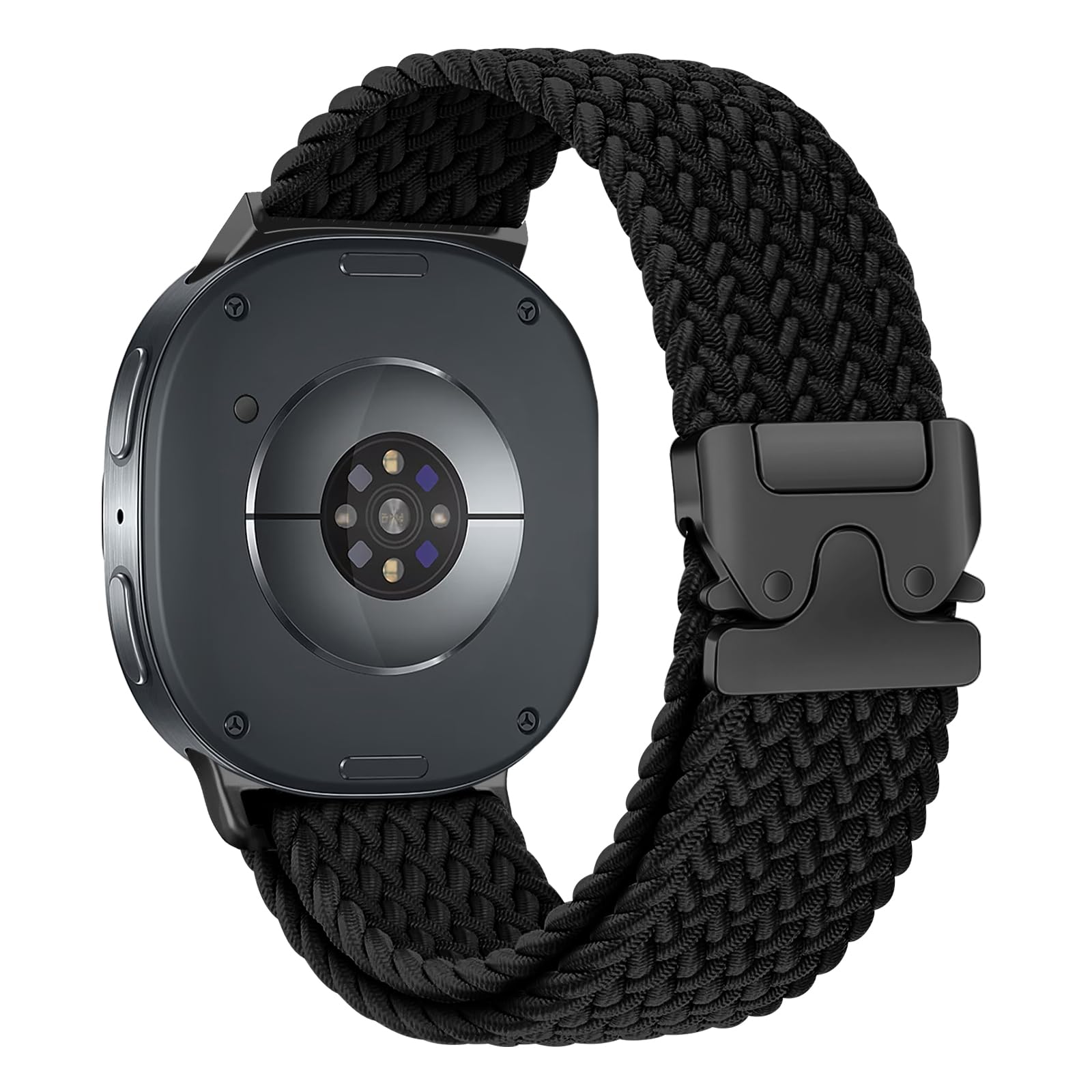 Braided Bands for Galaxy Watch 8 Band 40mm 44mm/Galaxy watch 8 Classic 46mm,Elastic Nylon Parachute Sport Strap Stretchy Fabric Wristbands for Samsung Galaxy Watch 8/8 Classic 40 44 46 mm Women/Men