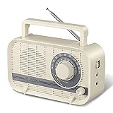 Audiocrazy AM FM Radio Plug in Wall or Battery