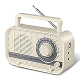 Audiocrazy Radio with Bluetooth, Radio Portable AM