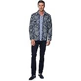 Robert Graham Mens Kohan Knit Snap Front Overshirt