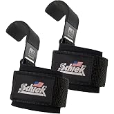 Schiek Sports 1200 Power Lifting Hooks - Maximum Grip Support in Heavy Lifting - Snug Fit