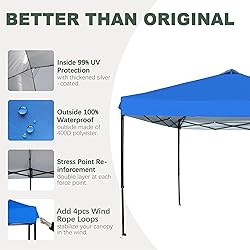 JANCANOPY 12x12 Canopy Replacement Top with Air