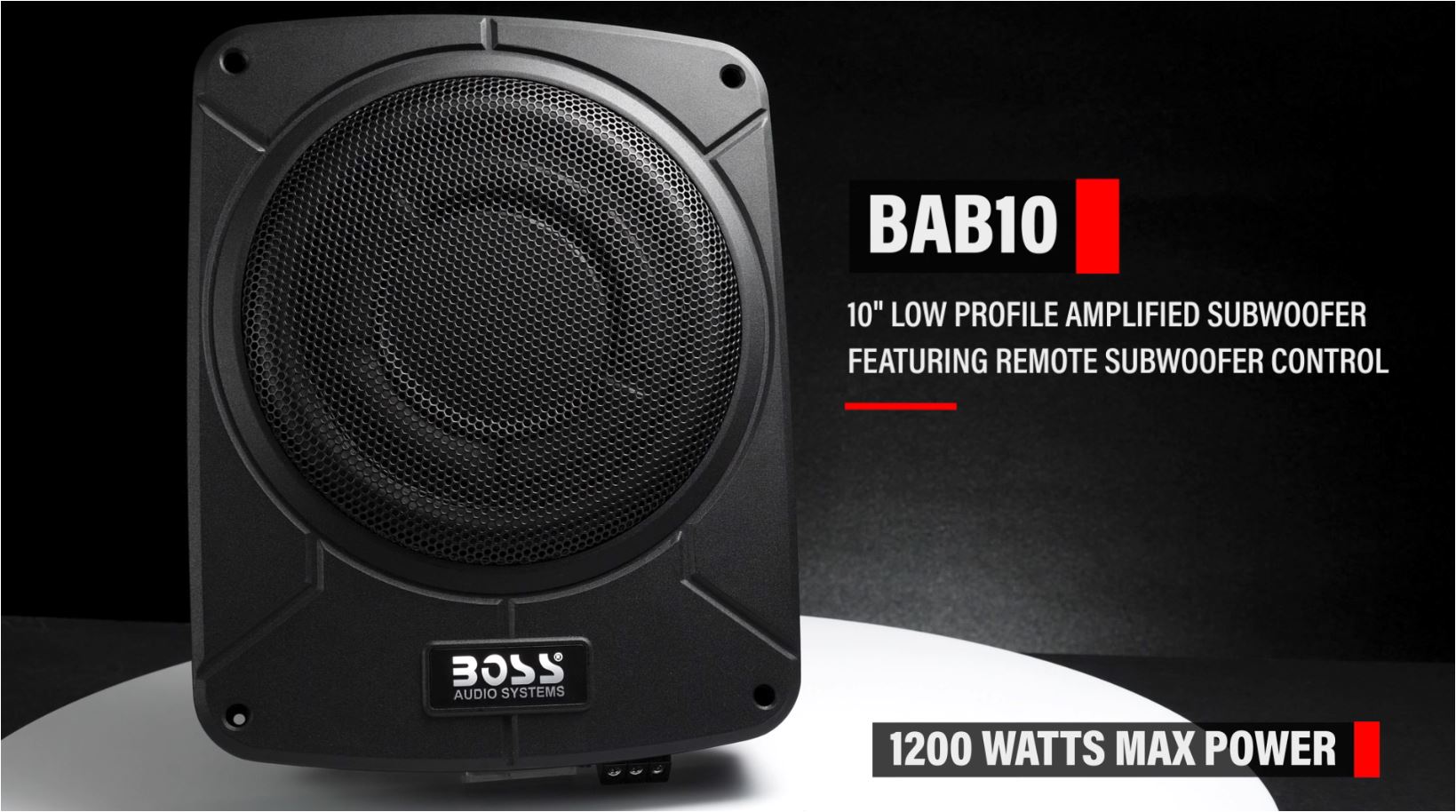 ボスオーディオ10-inch Single音声コイル1200ワットMaxサブウーハー(2パック) | p10svs : BOSS Audio Systems BAB10 Amplified Car Subwoofer