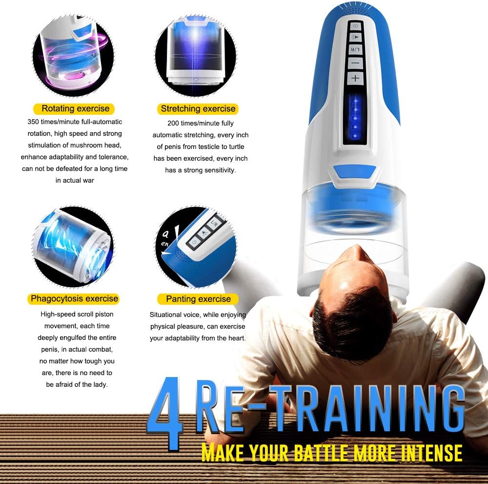 Fully Automatic Relaxations Aircraft Male Intelligent Pronunciation Male Másterbrators Toy for Men