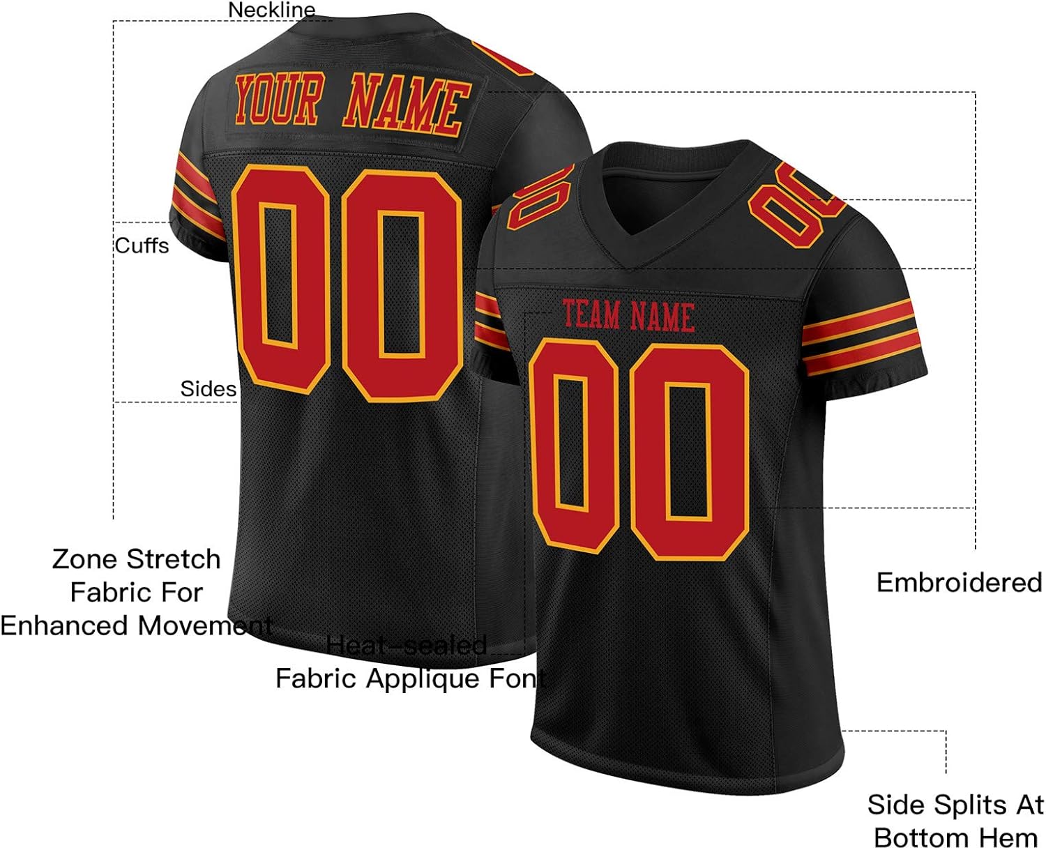 custom embroidered jerseys