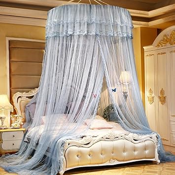 Hxpp Bett Baldachin Kinderzimmer Madchen Feinmaschiges Moskitonetz Grosses Moskitonetz Quadratische Moskitonetze Fur Doppelbett Und Einzel Bett Fliegennetz Muckennetz Color E Amazon De Kuche Haushalt