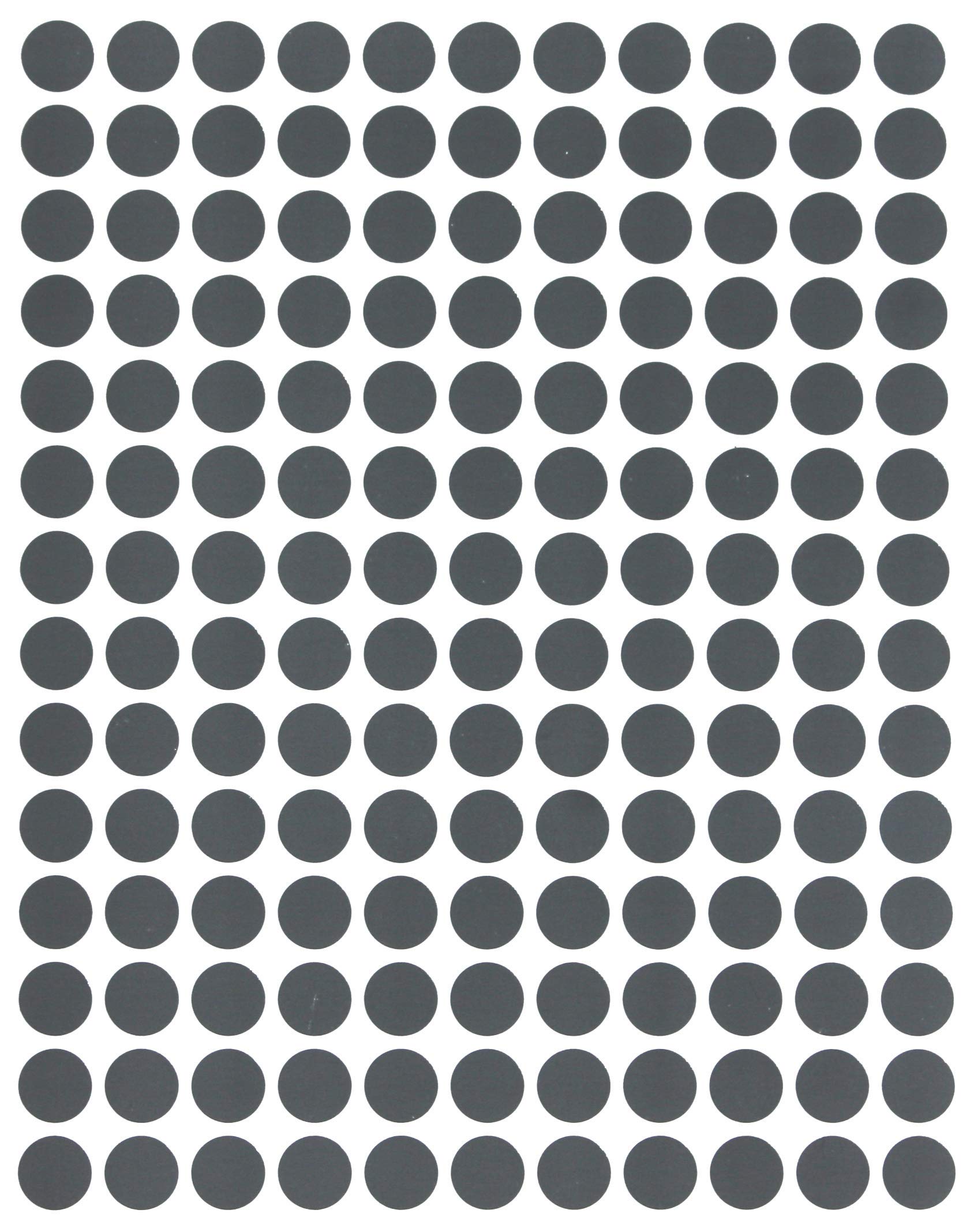 Round Colour Code Labels (1 cm) - 2100 Pack, Small Circle Stickers in Grey 10mm - Colors Dots Label Sticker Sheet by Royal Green