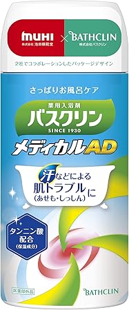 Amazon 医薬部外品 バスクリン メディカルａｄ スキンケア 入浴剤ボトル カモミール 400g バスクリン 粉末入浴剤 バスソルト 通販