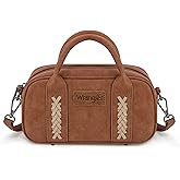 Wrangler Small Crossbody Purses for Women Boston Barrel Bag Mini Top Handle Bags with Crossbody Strap