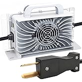 CAPTOK 36V 20AMP Golf Cart Waterproof Battery Charger for 36 Volt Club Car EZGO Yamaha Golf Carts with Crowfoot Plug
