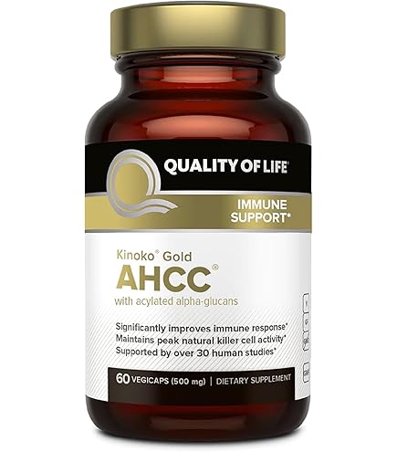 Amazon.com: Quality of Life AHCC 50+ Featuring AHCC and Lac-Shield