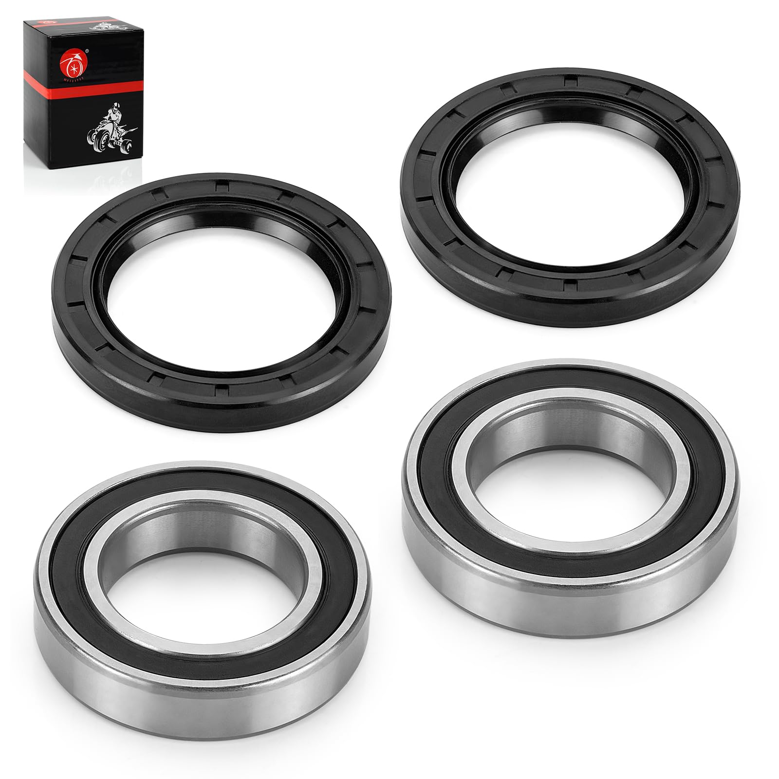 Photo 1 of Rear Wheel Axle Bearings & Seals Kit for Yamaha Warrior 350 YFM350 1987-2004