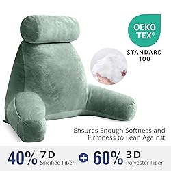 Sasttie Extra Large Reading Pillow with Head