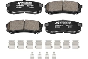 HYFTJYZ Ceramic Rear Brake Pads for Automotive Replacement Compatible with Lexus GX460/GX470/LX450,Toyota 4Runner/FJ Cruiser/Land Cruiser/Sequoia Select Models,Easy to Replace,No squeaking,Long-Lasting