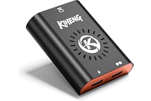 USB C AR Glasses Adapter for Switch 2, Power for Xreal/Viture/RayNeo AR Glasses While Charging for Steam Deck, ROG Ally, Swit