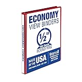 Samsill 0.5 Inch 3 Ring Binder, Made in