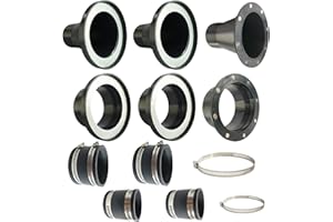 20-Piece Magnetic Dust Collection Fittings Kit, 4 Inch & 2.5 Inch Quick Connect System with 4" to 2.5" Reducer, Dust Collecto
