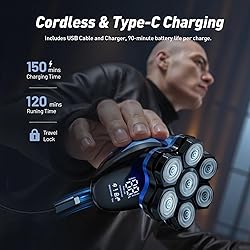 Clforczh Head Shavers for Bald Men - 7D Detachable
